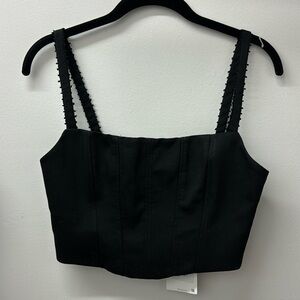 Zara bustier crop top